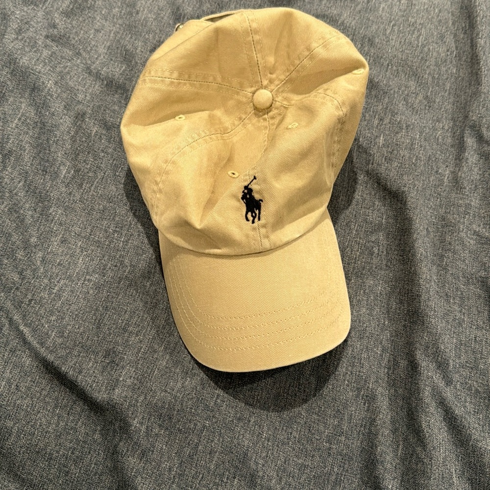 Polo Ralph Lauren men hat cream color
